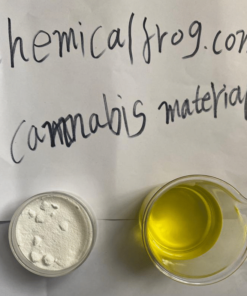Materia prima cannabinoide en polvo y líquido